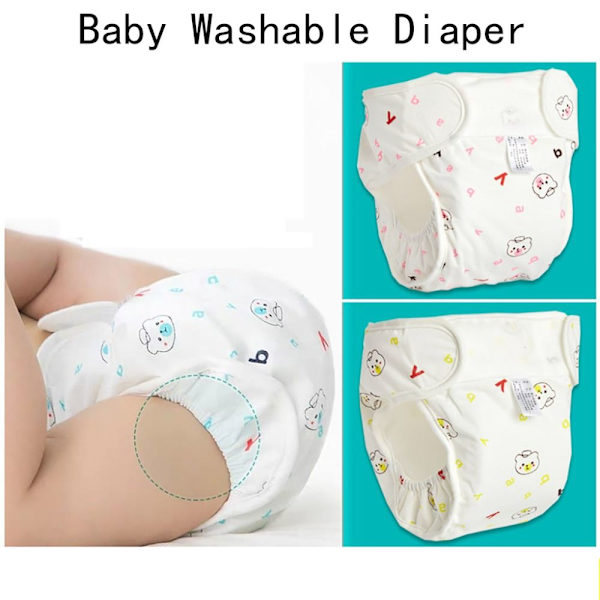 Baby blöja Återanvändbar blöja GUL L YELLOW L
