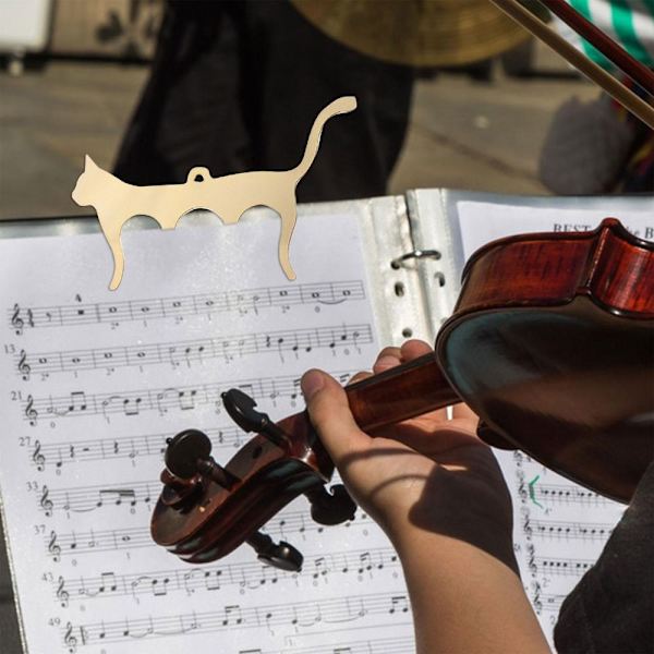 Musiikkikansio Kirjanmerkkivälilehdet MUSTA Black