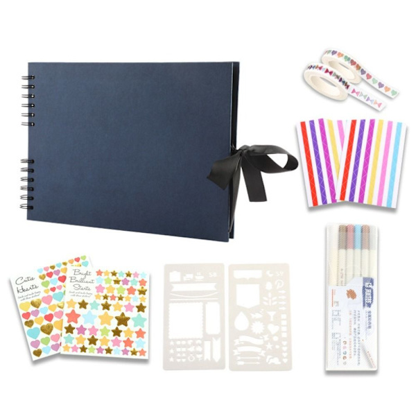 Scrapbooking Fotobok BLÅ Blue