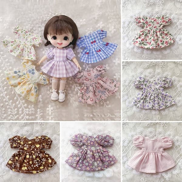 Håndlavede trykte kjoler Kortærmede outfits 2 2 2