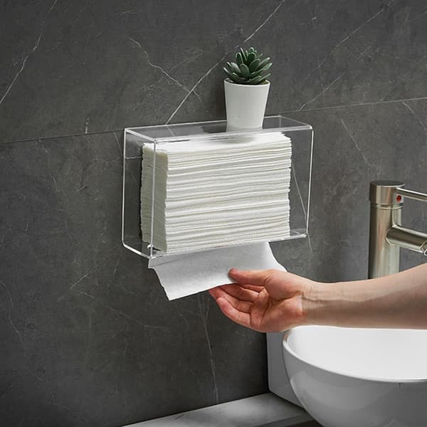 Håndkledispenser Brettet papirhåndkleholder Håndvev