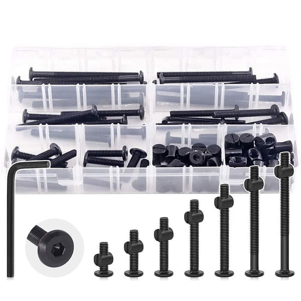 141st Bultar och muttrar Sortimentsats Socket Cap Bolts Kit Spjälsäng