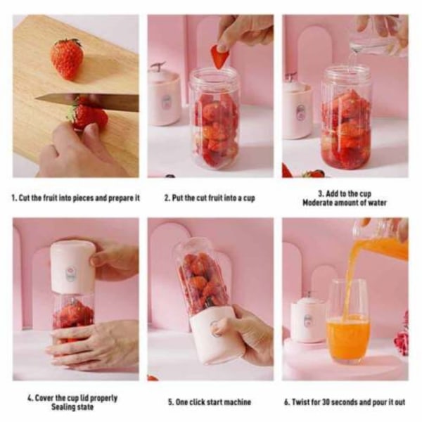 Juicemaker Fruktjuicekopp ROSA pink