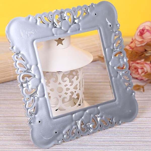 Enkel lysbryter Deksel Sokkel Surround Frame SØLV silver