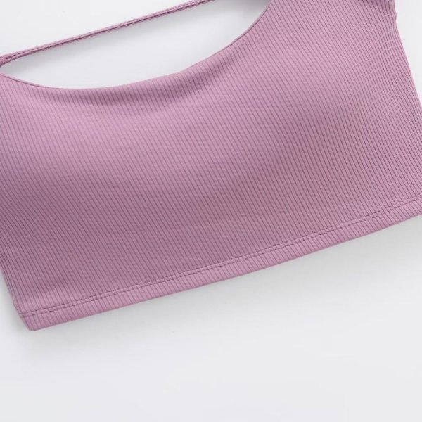 Strap Slim Beach Top Dam Camisole LILA S Purple S