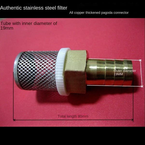 2 stk. Messing Filter Mesh Filter 12MM 12MM 12MM