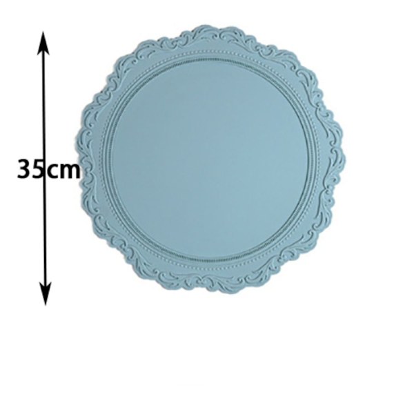 1/2stk Borddekorationsmåtte Dækkeserviet HVID MEDIUM white medium