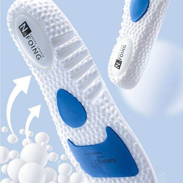 Shoe Lift Memory bomuld indersål WHITE-41-42 WHITE-41-42 White-41-42