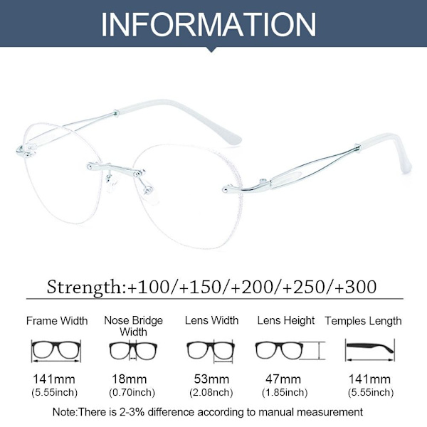 Anti-Blue Light Briller Briller WHITE STRENGTH 100 White Strength 100