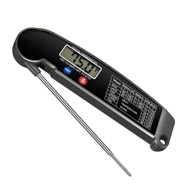 Digital termometer värmeindikator SVART black