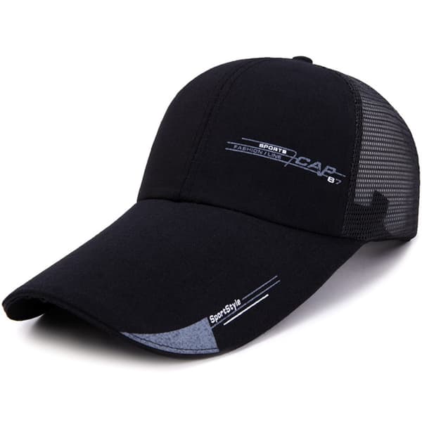 Justerbar baseballkasket Truckerhat SORT black
