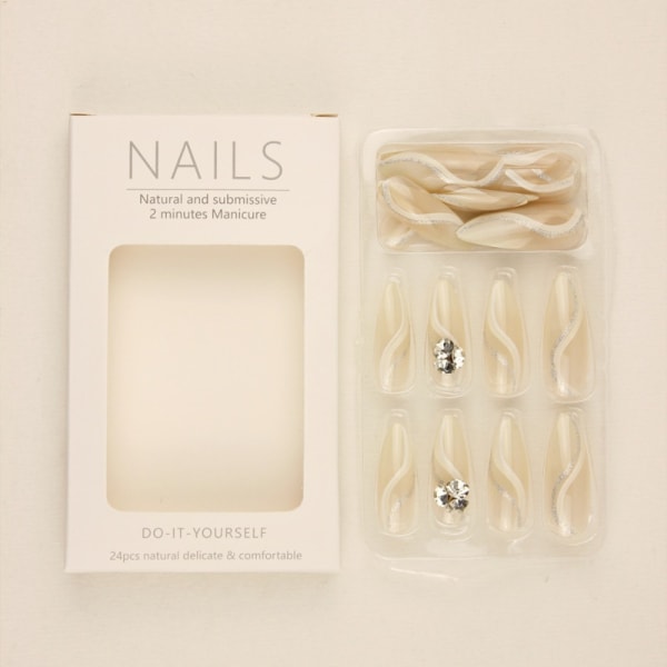 Almond Fake Nails Tekokynnet BY1068 BY1068 BY1068