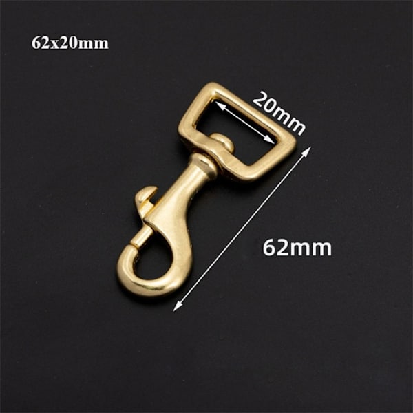 Metalliset Snap Hook vetosoljet 62X20MM 62x20mm