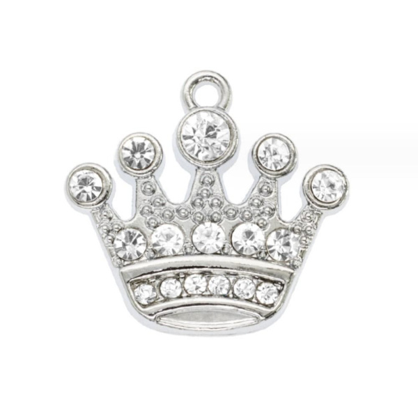 48 stk 21MM krone vedhæng Charms vintage smykker