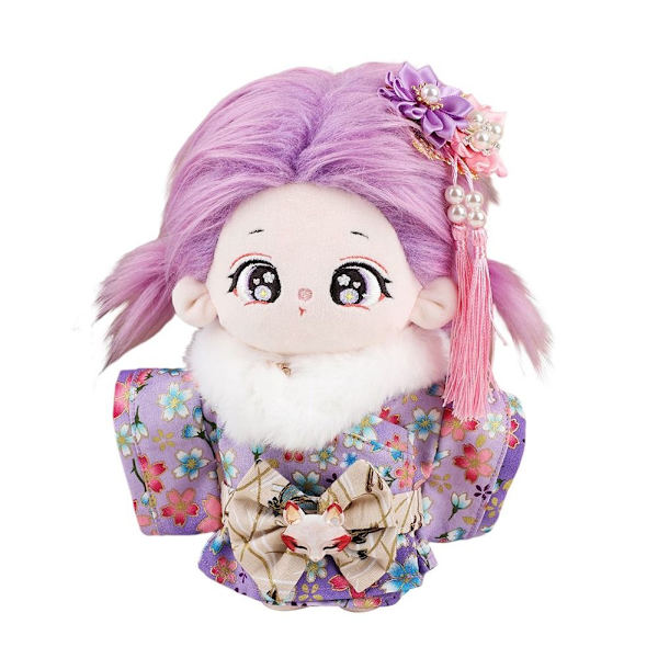 20cm Nukkevaatteet Kimono Yukata PINK Pink