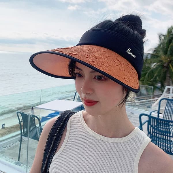Kvinnor Solhatt Cap ORANGE orange