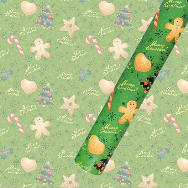2 ark 50*70 cm juleinnpakningspapir DIY Bag 1 1