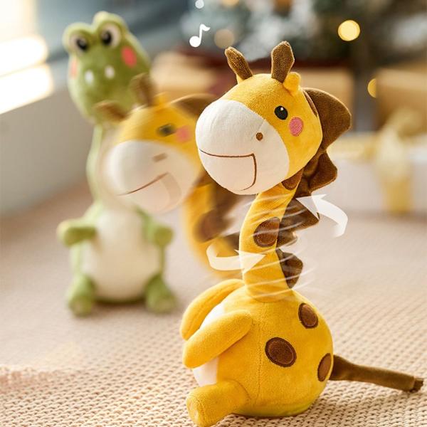 Dansende Talking Giraffe Toy Myk plysj Giraffe Toy GIRAFFE