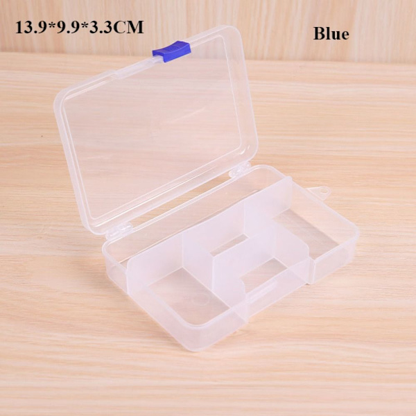 Förvaringslåda Smycken Pärlor Behållare BLÅ 13,9X9,9X3,3CM Blue 13.9x9.9x3.3CM
