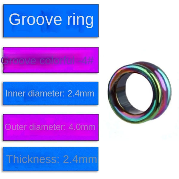 Fiskestang Wire Ring Fiskeline Guide 4DAZZLE-20STK 4Dazzle-20pcs