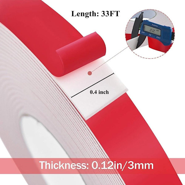 Kaksipuolinen teippi Foam Tape Asennusteippi