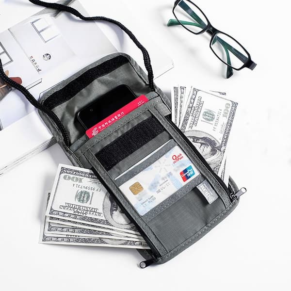 RFID-pas ID-taske Dokumentpose GREY2 GREY2 Grey2