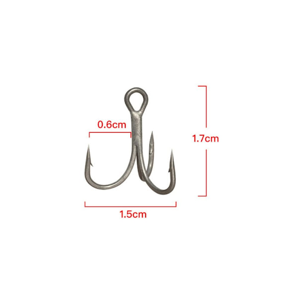 20 kpl / set Fishhooks High Carbon Steel 8 8 8