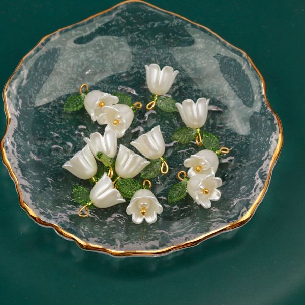 20 stk Pearl Bell Orkideer anheng DIY anheng C C C