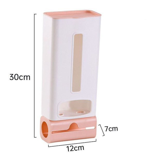 Affaldspose Opbevaringsstativ Skraldeposeholder Kasse PINK pink