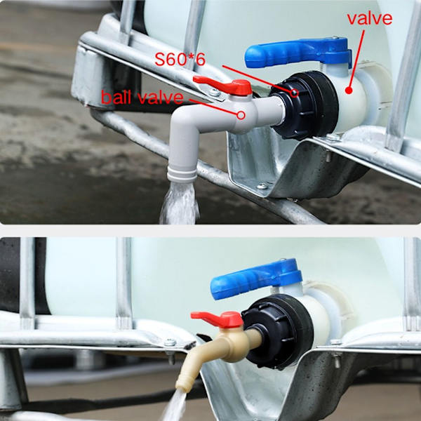 IBC Tank Adapter Coarse Thread 3 3 3
