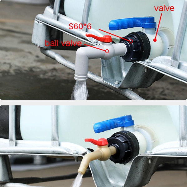 IBC-tankadapter, grov gänga 1 1 1