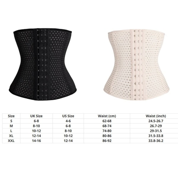 Synnytyksen jälkeinen waist trainer BLACK L Black L