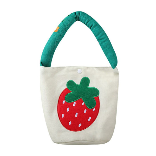 Axelväska Barnväska BEIGE JORDGUBB JORDGUBB Beige Strawberry-Strawberry