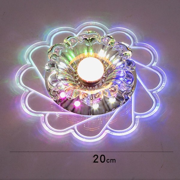 LED Kristall Taklampor Ljuskrona Lampa FÄRGRIKT LJUS Colorful Light