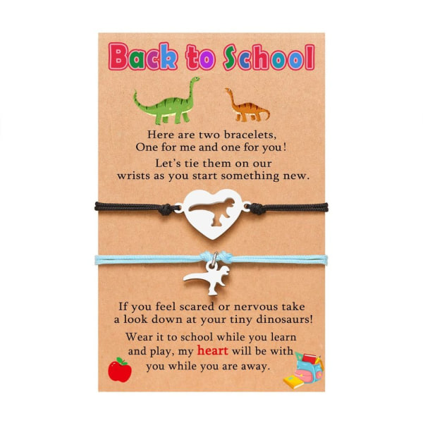 Vævet forældre-barn armbånd mor datter armbånd 3 STK 3 STK 3pcs