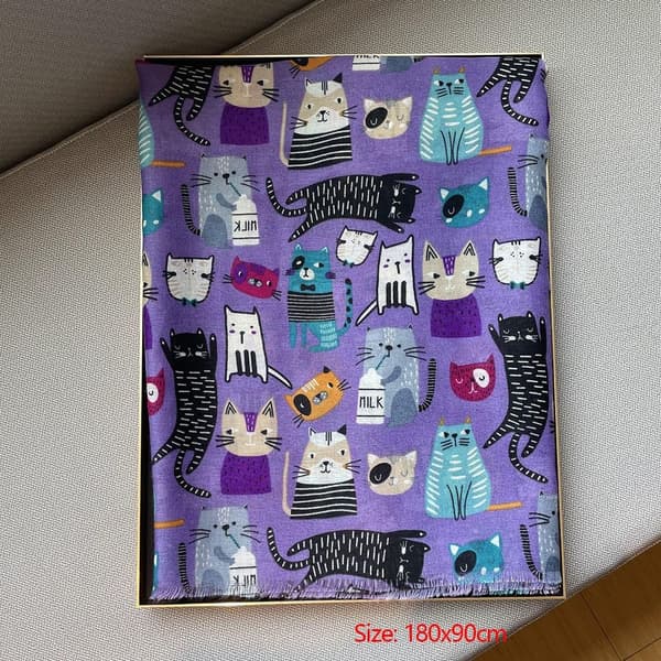 Cartoon Pattern Scarf Sjalar C C C