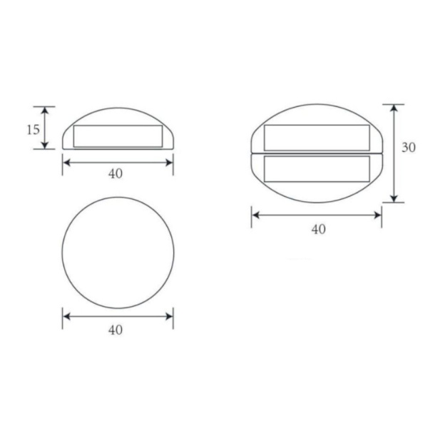 Gardiner Liner Clips Gardiner Magnetspænde SORT black