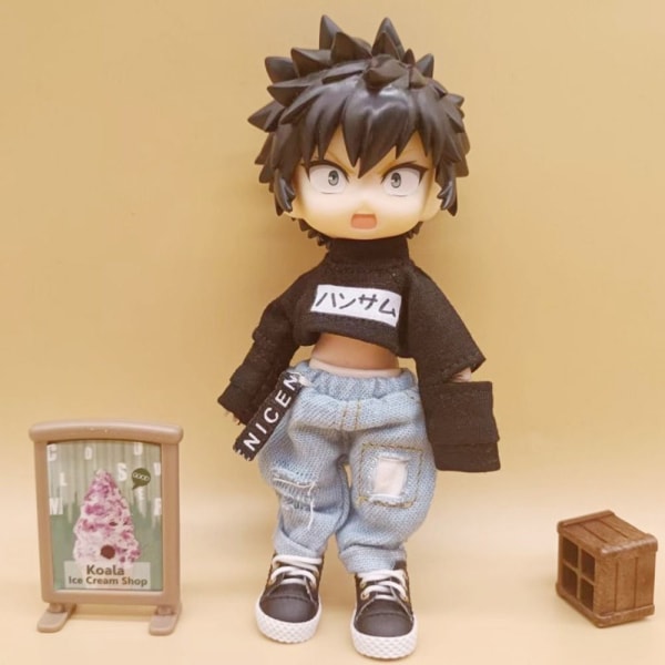 Mode Jeans Byxor Doll Casual T-shirt 1 1 1