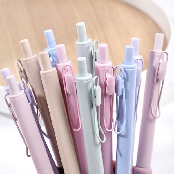 4 farger/sett Gel Pen Nøytral Pen Kulepenn