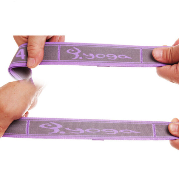 Elastinen nauha joogaköysi PURPURIA Purple
