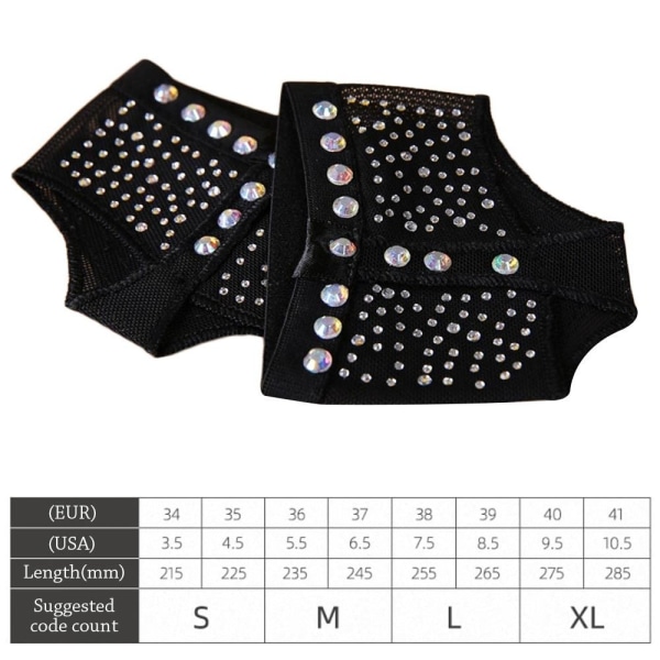 1 par balettdansstrumpor Magdansande tåpad XLSKIN FÄRG XLSkin color