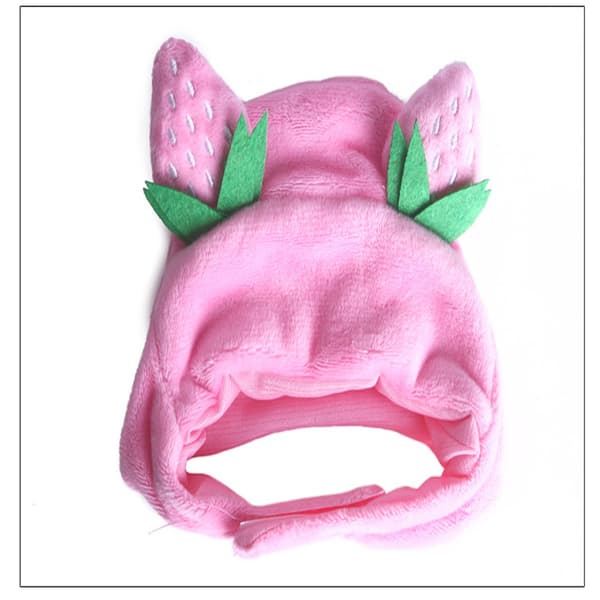 Kattunge Hatt Cat Cross Dressing Hat Strawberry Headbones