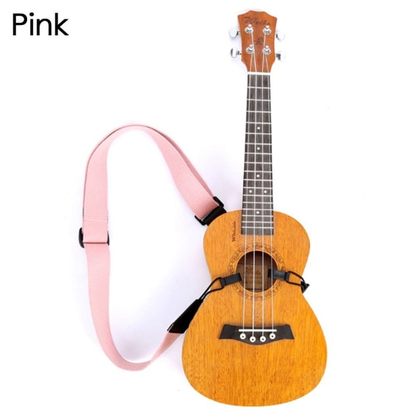 Ukulele Strap Guitar Accessories PINK Pink