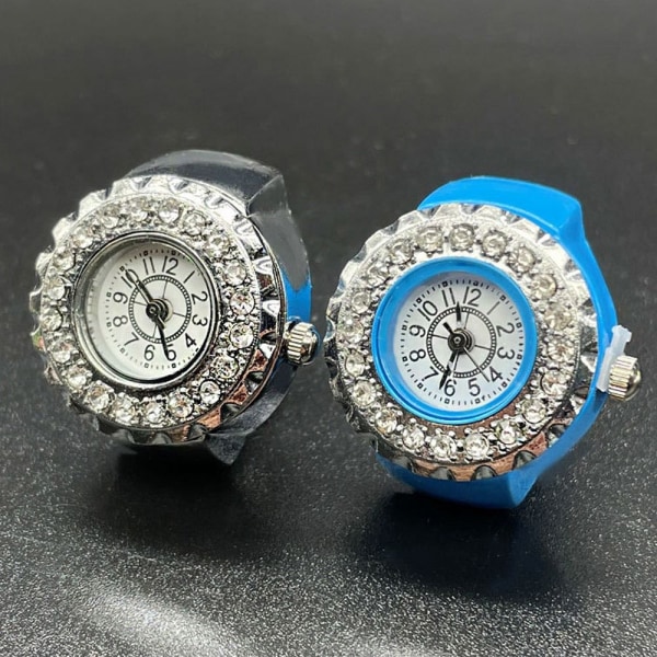 Digital Watch Ring Watch SILVER Silver