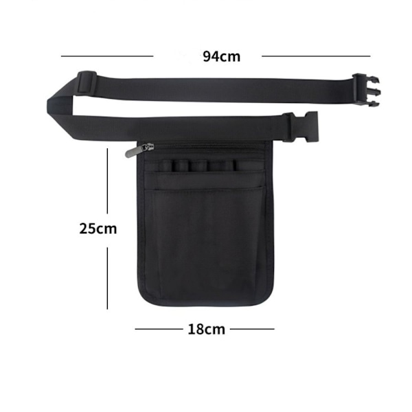 Midjeväska Case SVART black