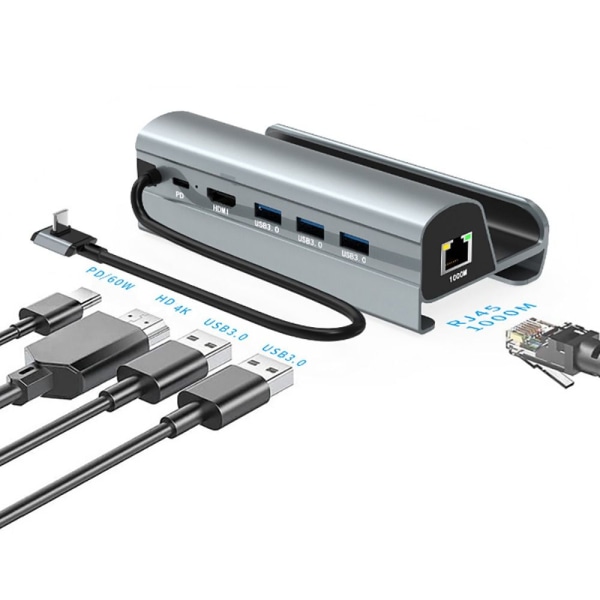 USB Type-C -keskitin pelikonsolin telineelle ASUS ROG Ally -laitteelle