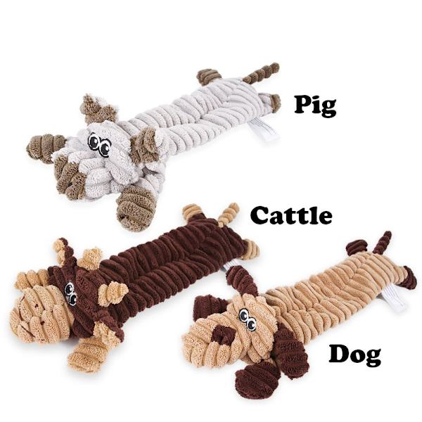 Pet Sounding Toy Dog Chew Piper Leksaker PIG