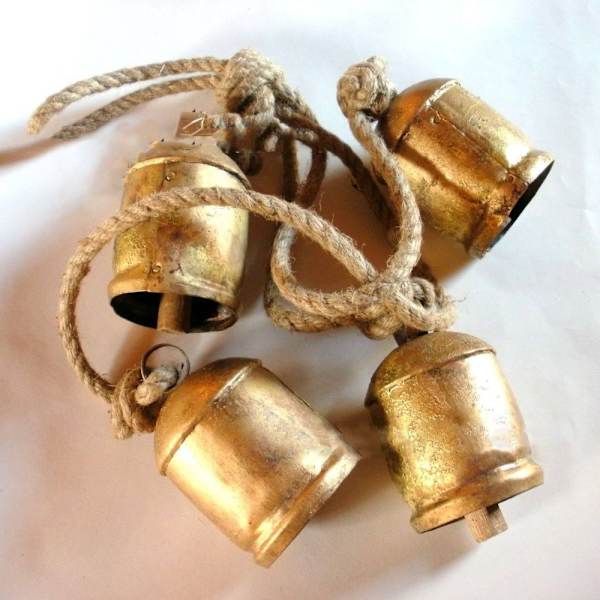 Antiikkinen sylinterikello Mental kuparikellot 3 kpl 3 kpl 3pcs