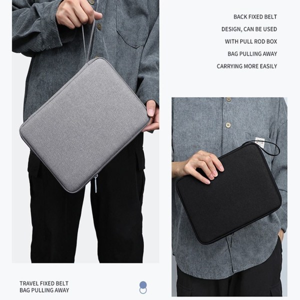 Handväska Tablet Sleeve Case GRÅT FÖR 11-13 TUM Grey For 11-13 inch