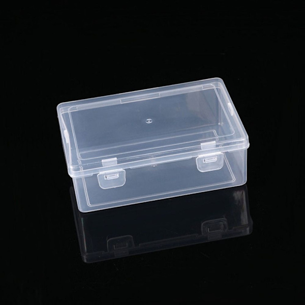 Oppbevaringsboks Smykker Perler Beholder TRANSPARENT 9,4X6,4X3,4MM Transparent 9.4x6.4x3.4mm